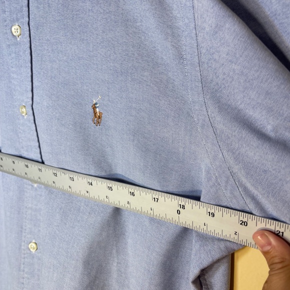 Ralph Lauren Blue Button-Down Shirt - Picture 5 of 7